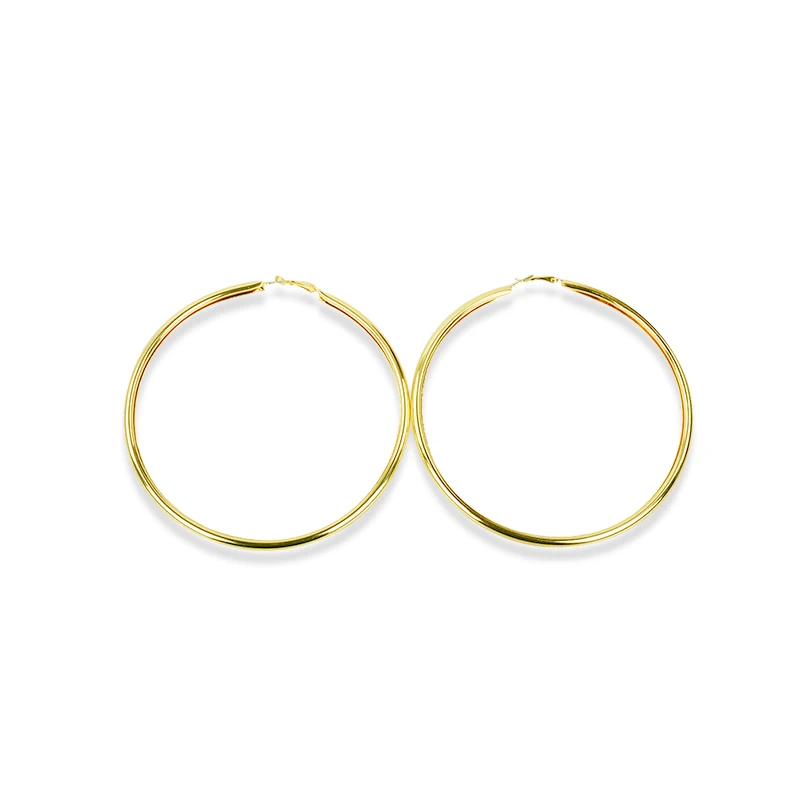 BLIJERY Fashion Oversized Big Hoop Earrings For Women Basketball Brincos Large Thick Round Circle Earrings Hoops Punk Jewelry