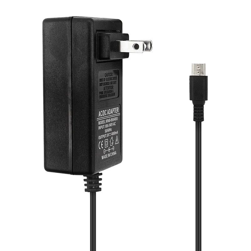 Orange Pi 5 Plus Power Adapter 5V 4A Charger 20W USB Type C Power Supply EU US UK AU Plug for OPI 5/5B/4 LTS Raspberry Pi 4B