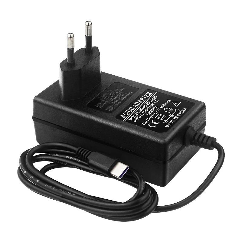 Orange Pi 5 Plus Power Adapter 5V 4A Charger 20W USB Type C Power Supply EU US UK AU Plug for OPI 5/5B/4 LTS Raspberry Pi 4B