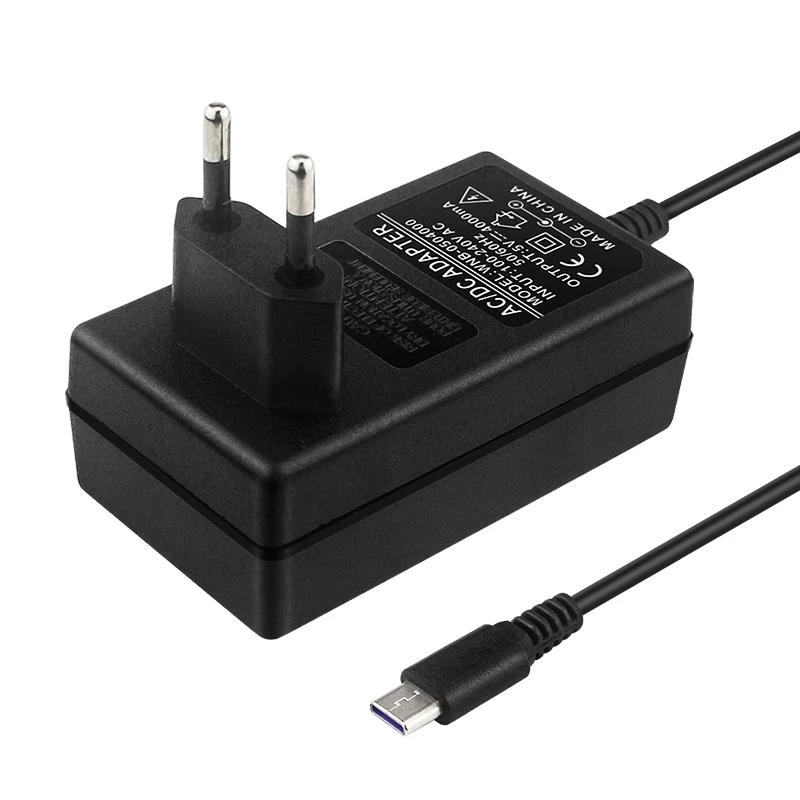 Orange Pi 5 Plus Power Adapter 5V 4A Charger 20W USB Type C Power Supply EU US UK AU Plug for OPI 5/5B/4 LTS Raspberry Pi 4B
