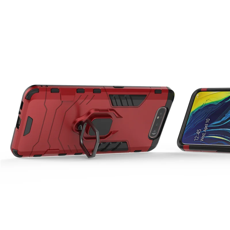 Armor Case For Samsung A80 Case Ring Stand Bumper Phone Back Cover For Samsung Galaxy A80 GalaxyA80 A 80 A805 SM-A805F A805F