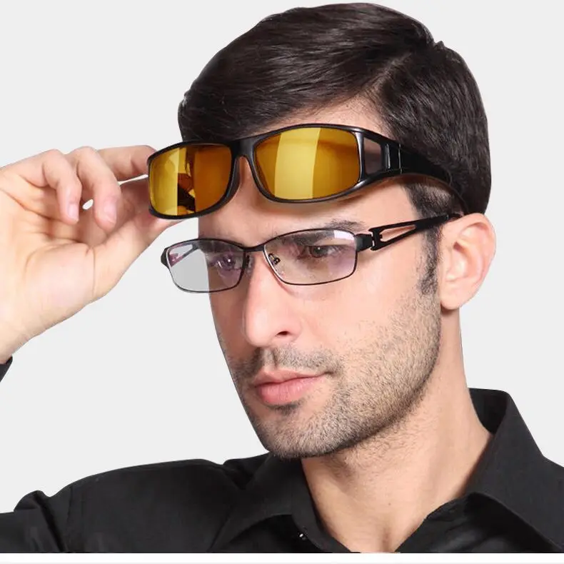 Night Vision Sunglasses Car Night Driving Glasses Driver Goggles Unisex Sun Glasses UV Protection Sunglasses Eyewear