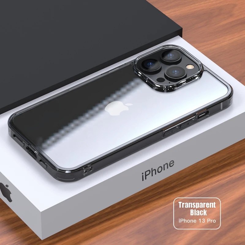 Luxury Tempered Glass Clear Case For iPhone 16 15 14 12 13 Mini 11 Pro XS Max X XR 15 7 8 16Plus SE Transparent Hard Case Fundas