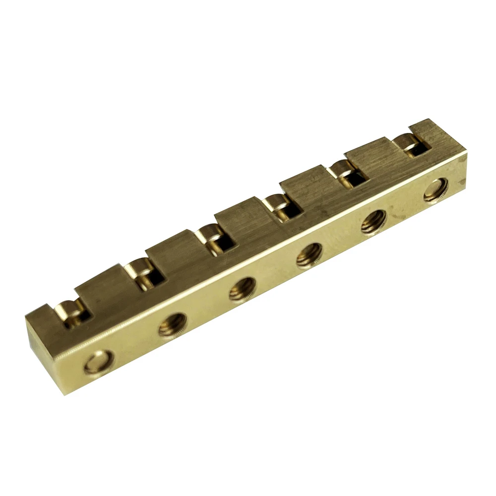 【Made in Japan】1 Piece Electric Guitar Brass Height Adjustable Nut For ST TL LP SG Style Guitar 42MM/43MM