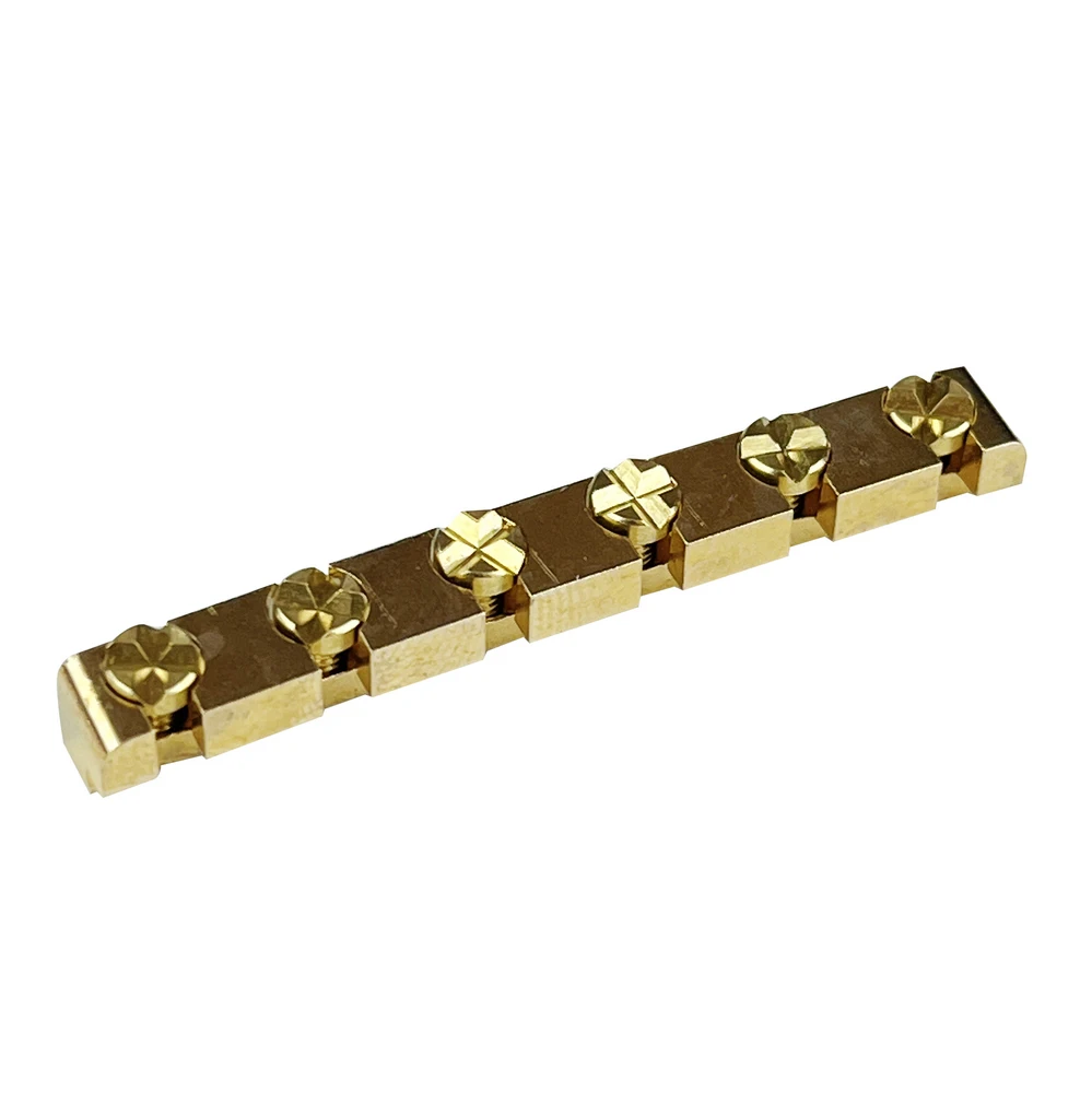 【Made in Japan】1 Piece Electric Guitar Brass Height Adjustable Nut For ST TL LP SG Style Guitar 42MM/43MM