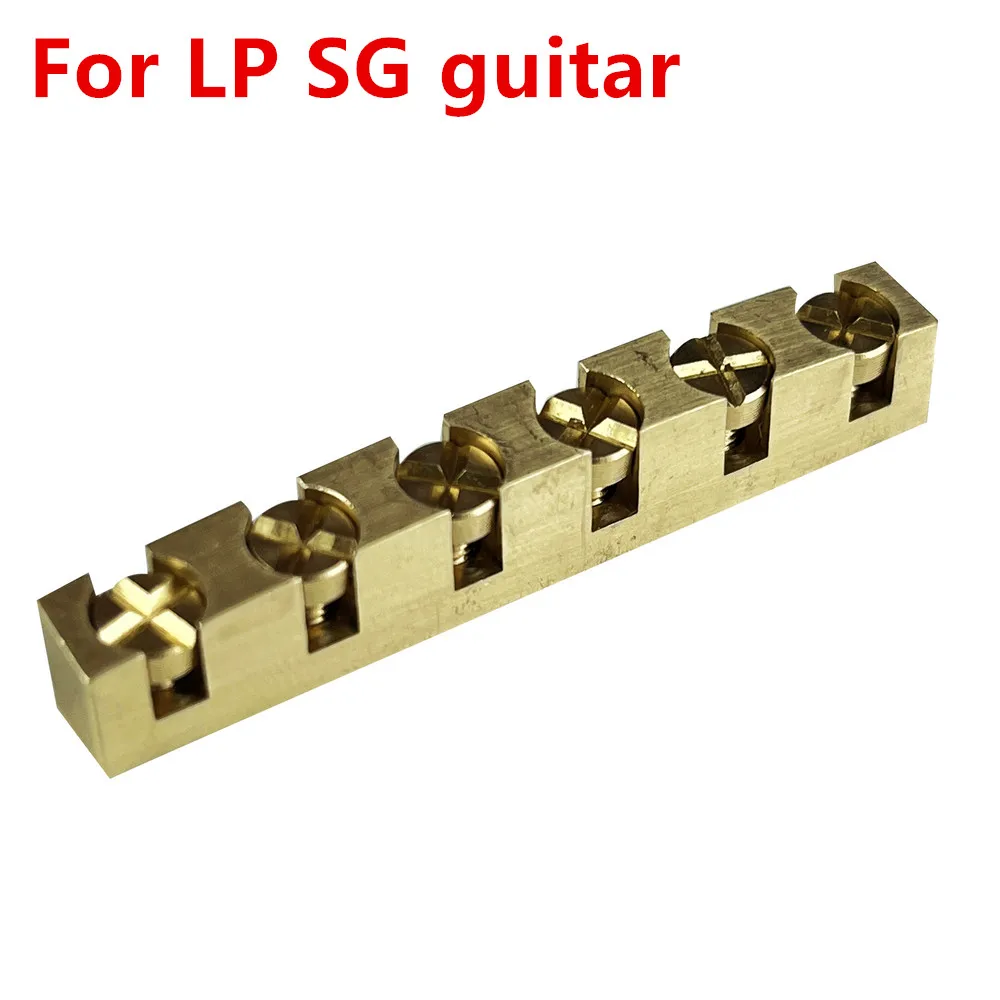 【Made in Japan】1 Piece Electric Guitar Brass Height Adjustable Nut For ST TL LP SG Style Guitar 42MM/43MM