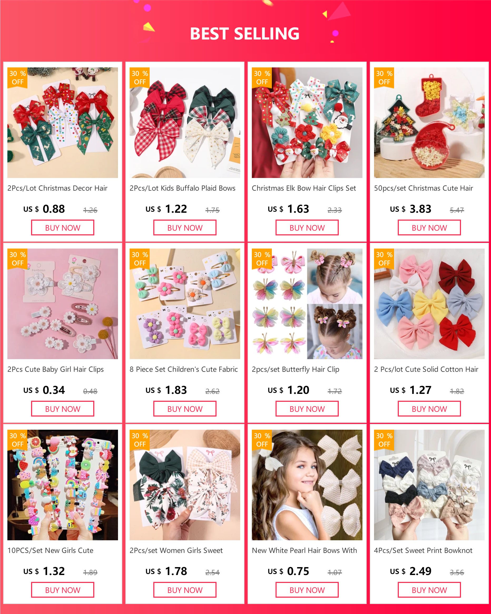 2Pcs/lot 6'' Solid Color Grosgrain Ribbon Bows Hair Clips For Cute Girls Large Handmade Hairpins Barrettes Kids Hair Accessories