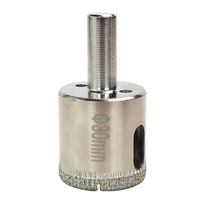 6-60mm 1PC Diamond Drill Bits Hole Saw Diamond Drill Bit Hollow Core Drill Bit Set for Diamond Coating, Carbon Steel for Glass