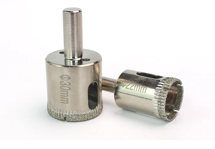 6-60mm 1PC Diamond Drill Bits Hole Saw Diamond Drill Bit Hollow Core Drill Bit Set for Diamond Coating, Carbon Steel for Glass