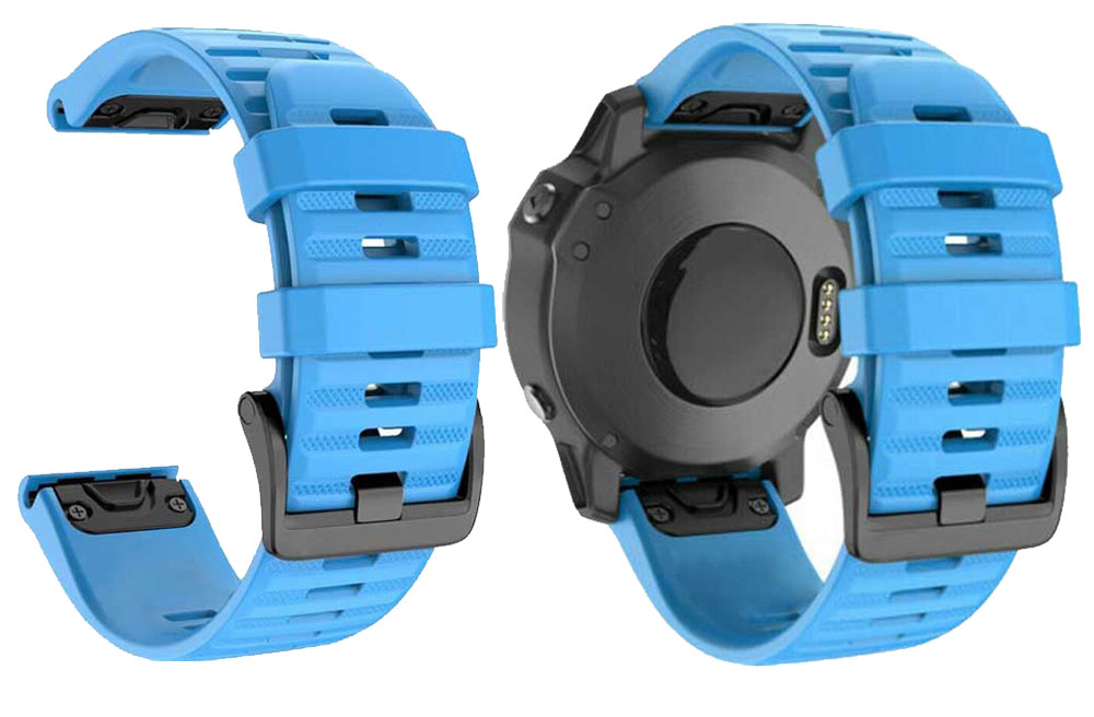 26 22 20mm Silicone Watchband for Garmin Fenix 8 51mm 43 47mm 7 7X 7S 5S 6S 6 6X Pro Plus 3HR 935 Smartwatch Wrist Strap Easyfit