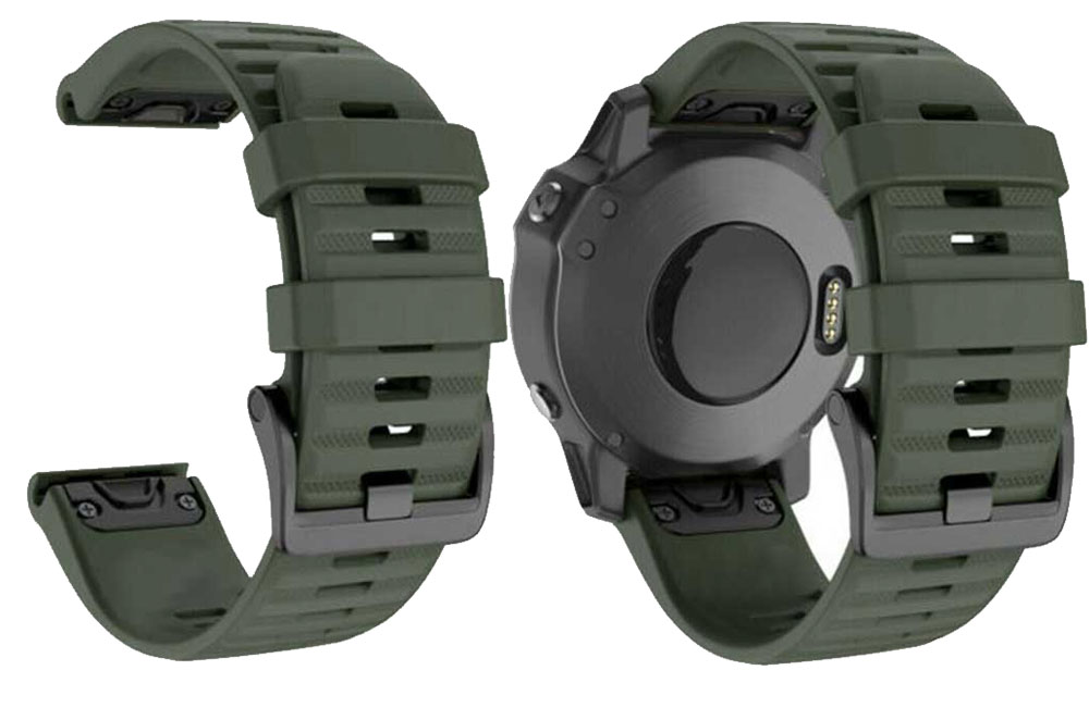 26 22 20mm Silicone Watchband for Garmin Fenix 8 51mm 43 47mm 7 7X 7S 5S 6S 6 6X Pro Plus 3HR 935 Smartwatch Wrist Strap Easyfit