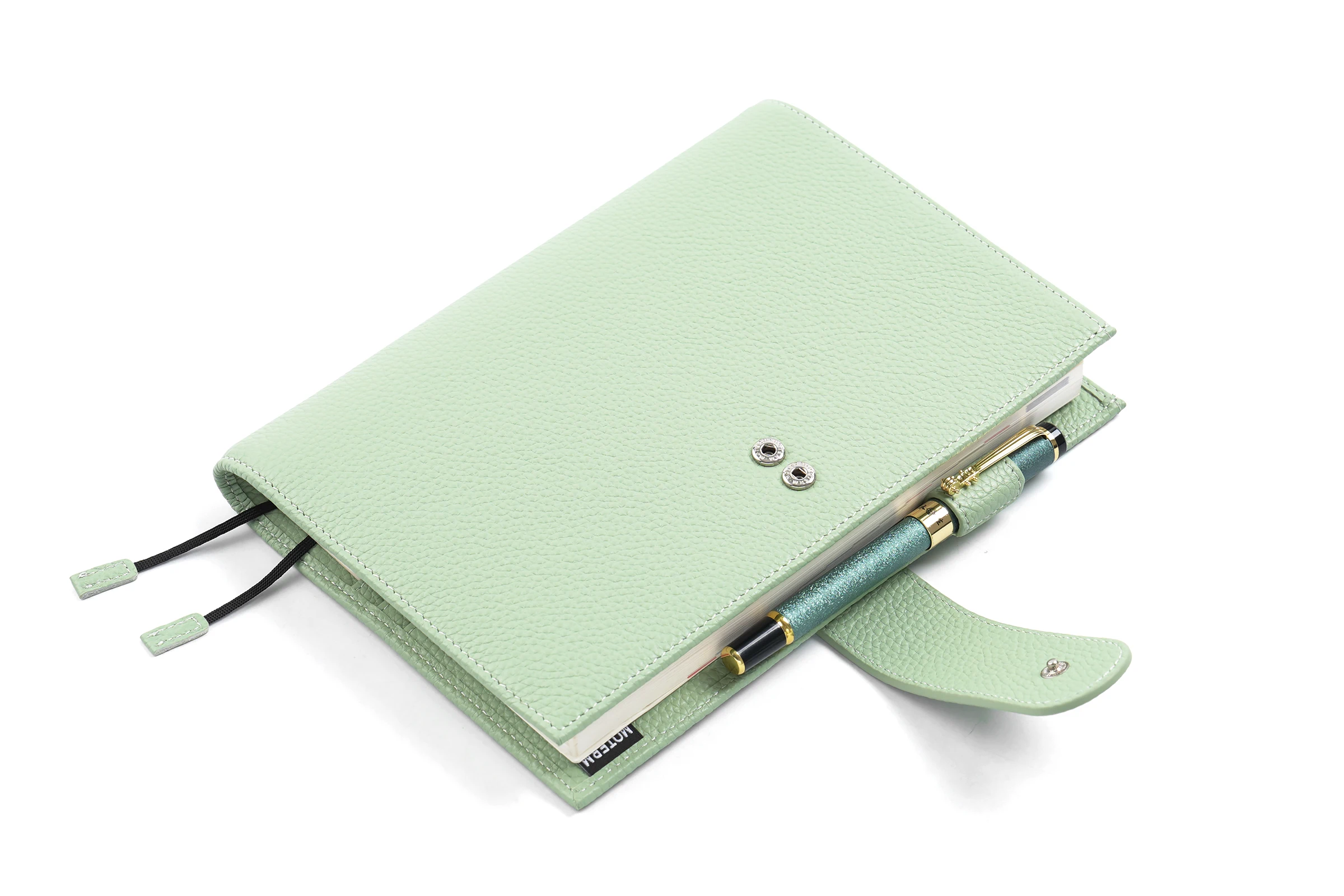 Moterm Original Series A5 Plus Cover for Hobonichi Cousin A5 Notebook Genuine Pebbled Grain Leather Planner Organizer Agenda