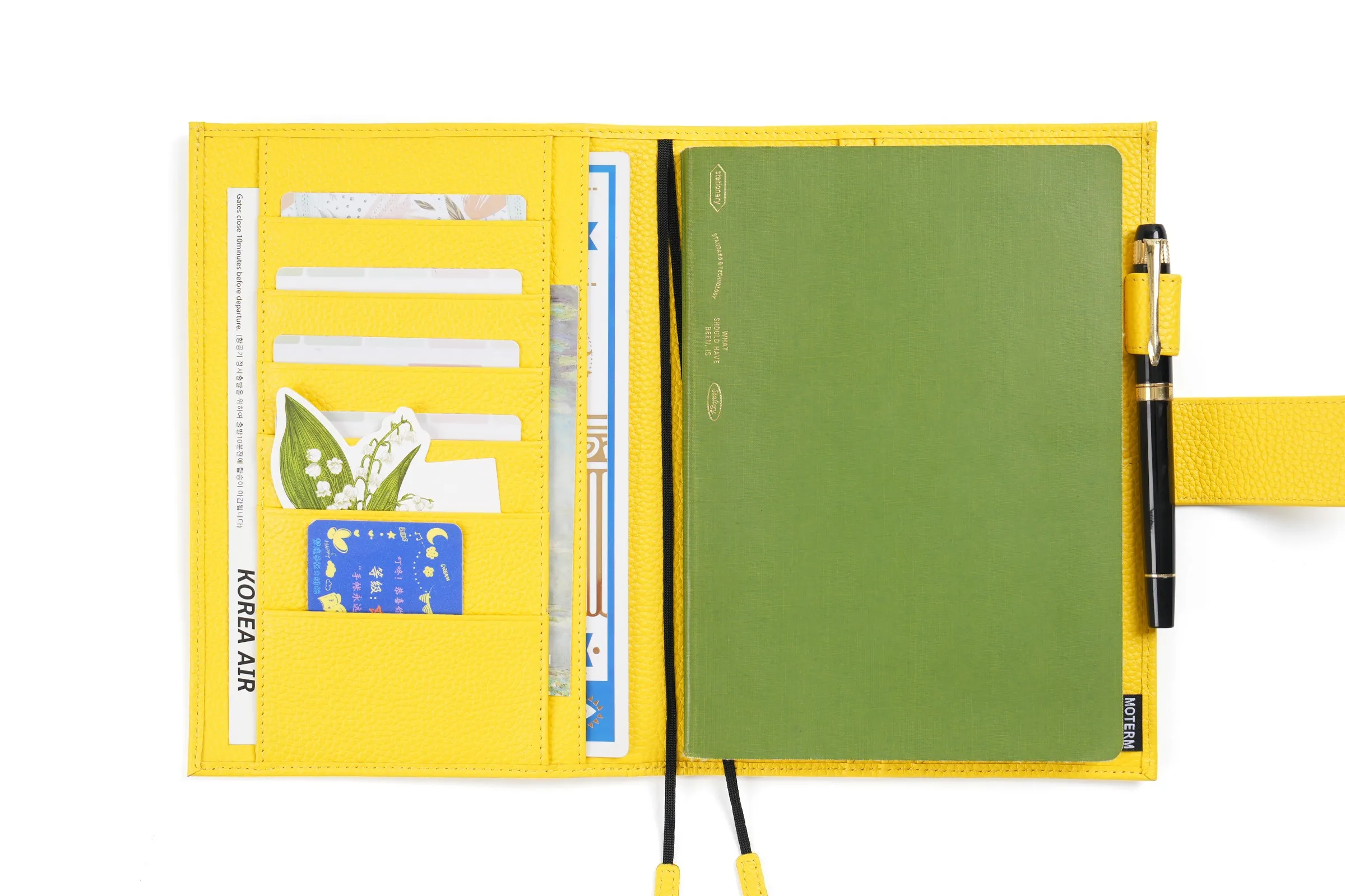 Moterm Original Series A5 Plus Cover for Hobonichi Cousin A5 Notebook Genuine Pebbled Grain Leather Planner Organizer Agenda