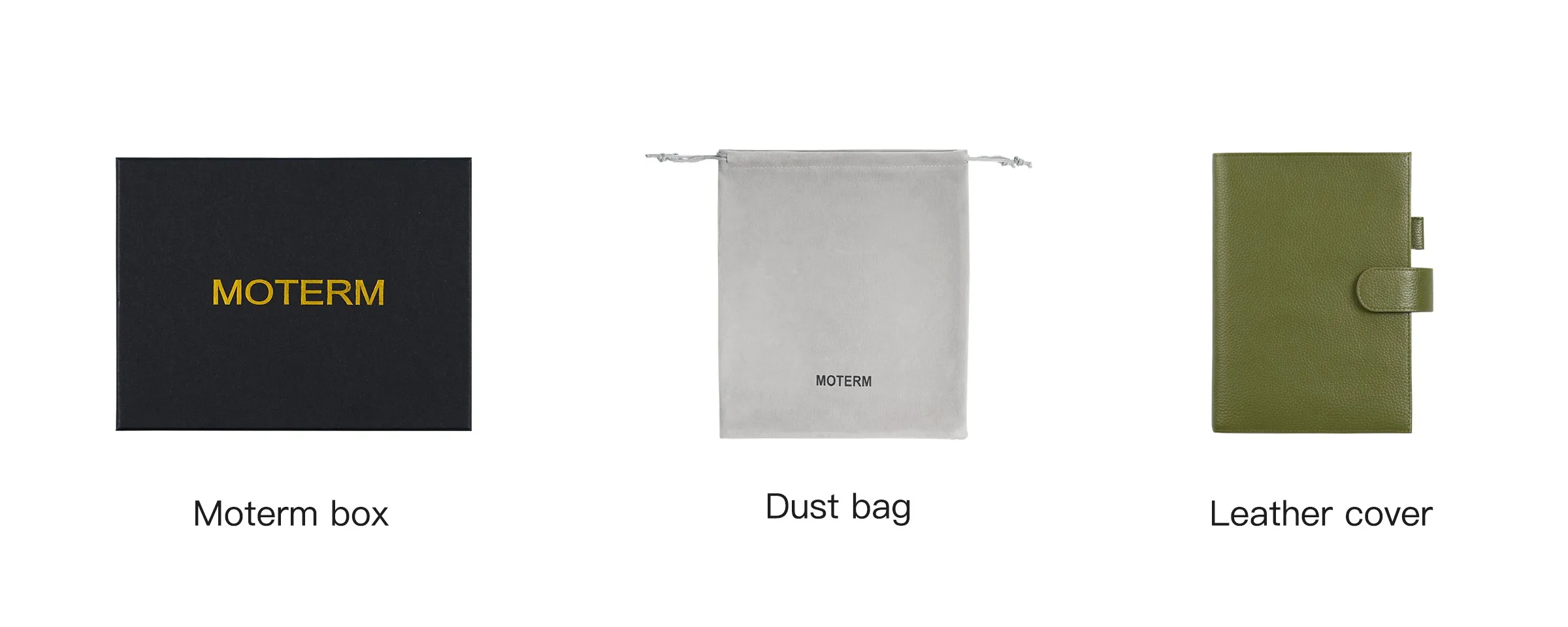 Moterm Original Series A5 Plus Cover for Hobonichi Cousin A5 Notebook Genuine Pebbled Grain Leather Planner Organizer Agenda
