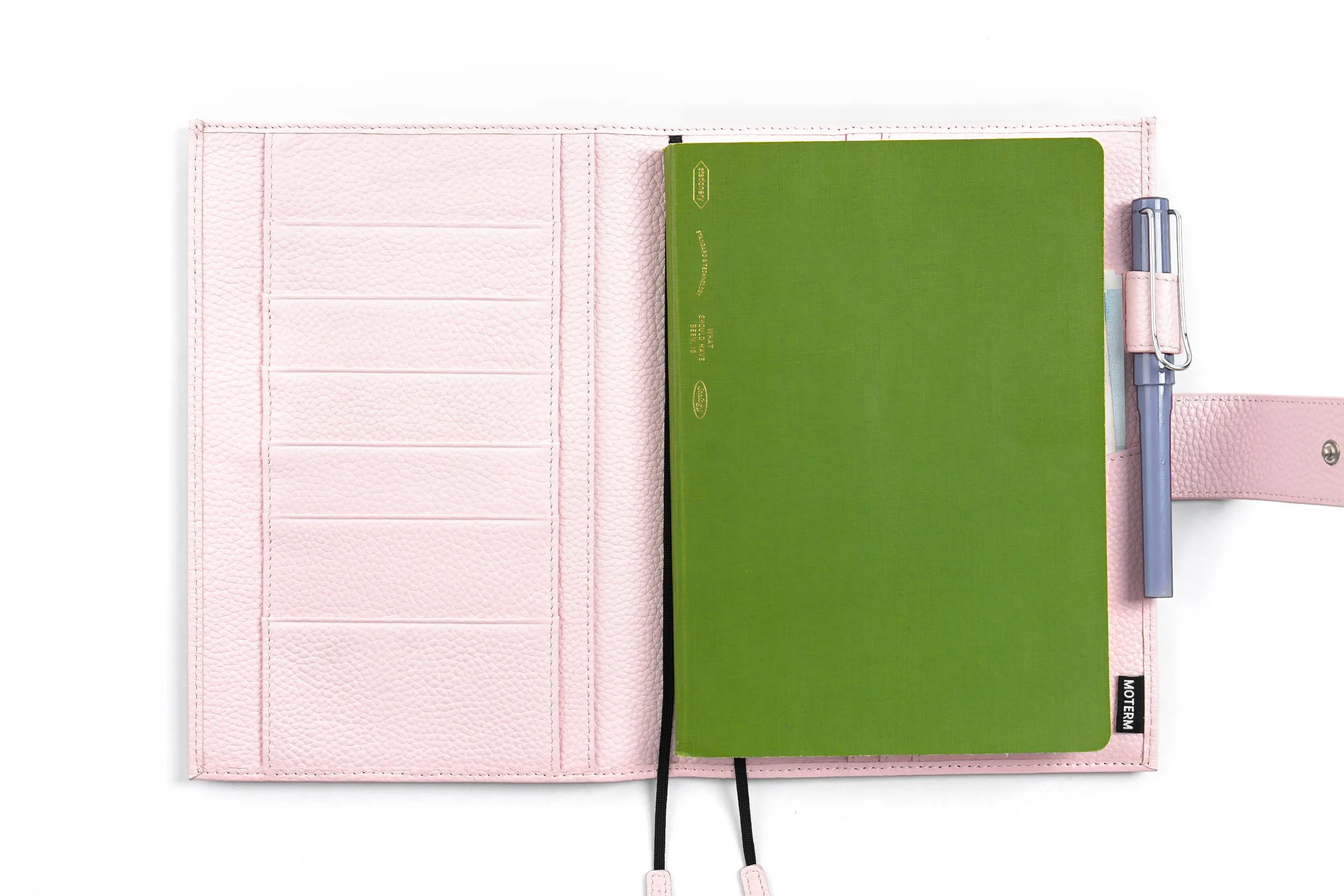 Moterm Original Series A5 Plus Cover for Hobonichi Cousin A5 Notebook Genuine Pebbled Grain Leather Planner Organizer Agenda