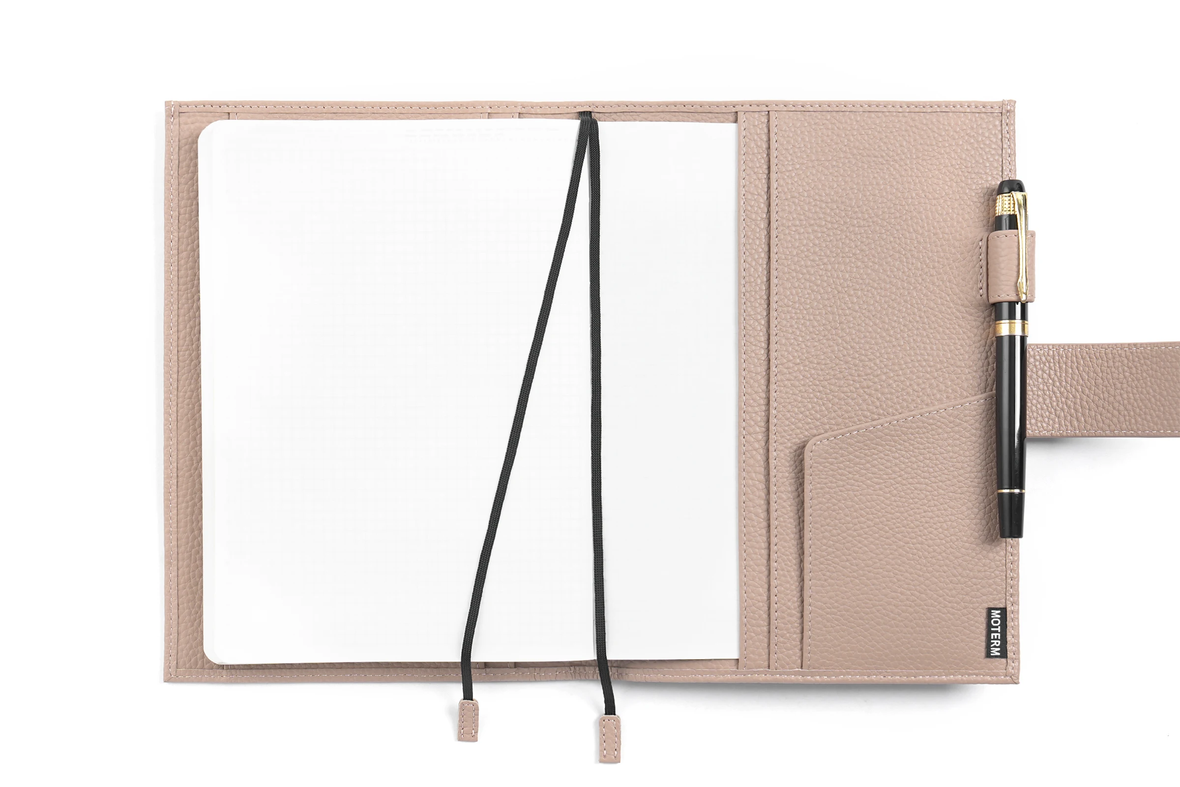 Moterm Original Series A5 Plus Cover for Hobonichi Cousin A5 Notebook Genuine Pebbled Grain Leather Planner Organizer Agenda