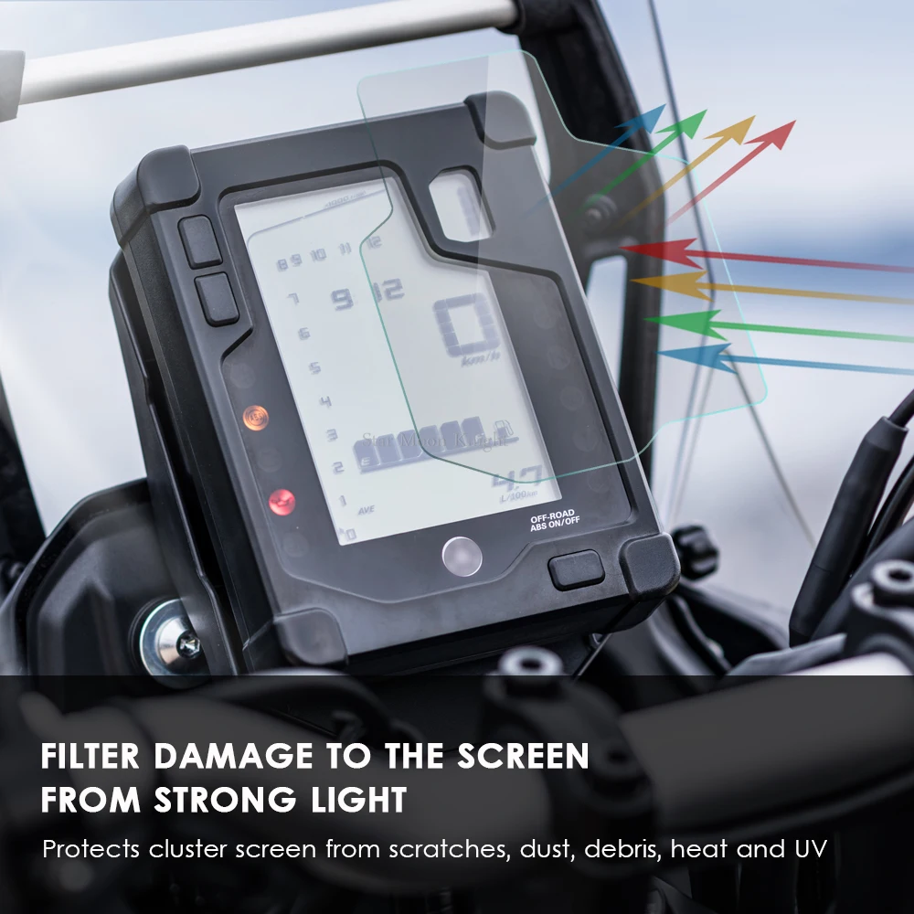 Motorcycle Scratch Cluster Screen Dashboard Protection Instrument Film For YAMAHA Tenere 700 Tenere700 T700 XTZ 700 2019-2024