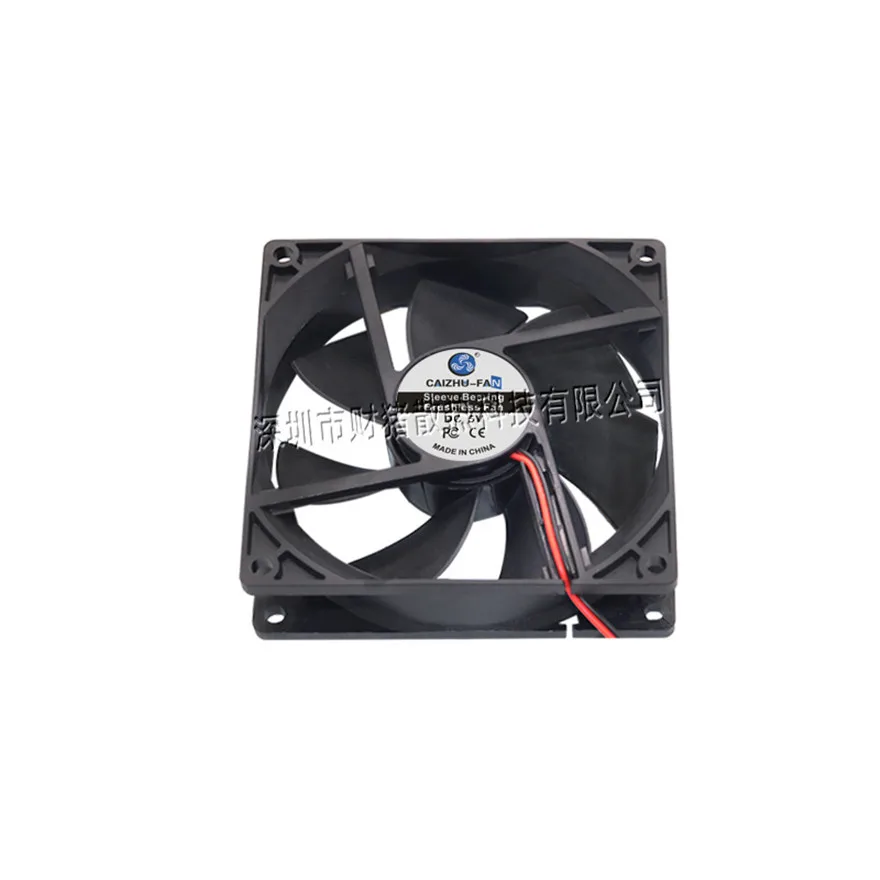 Dual Sleeve Bearing 90MM 9CM 9025 9225 CPU Fan 90x90x25MM DC 5V 12V 24V Computer Case Cooling Fan 2PIN