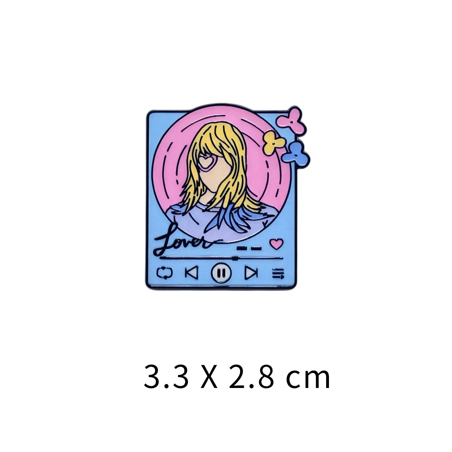 European and American Famous Pop Singer Enamel Pins Creative Music Peripheral Brooches Souvenir Jewelry Gifts For Fans