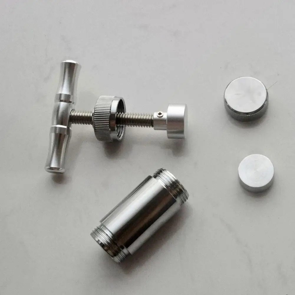 Metal Tobacco Herb Press Aluminum Compressor Pressure Spice Grinder Hand Crusher Smoking Accessories