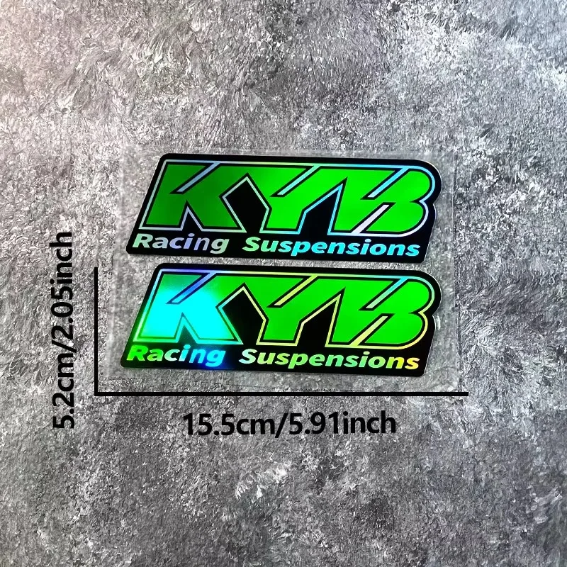 2PCS KYB Motorcycle Front Forks Stickers Waterproof Motocross Suspensions Vinyl Decals for KTM YAMAHA Honda Suzuki Kawasaki