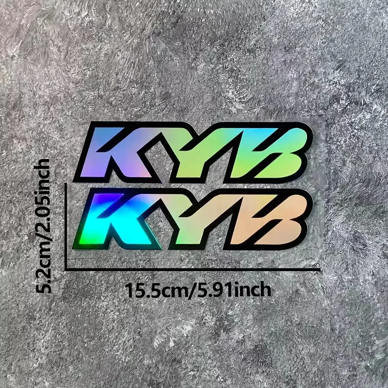 2PCS KYB Motorcycle Front Forks Stickers Waterproof Motocross Suspensions Vinyl Decals for KTM YAMAHA Honda Suzuki Kawasaki