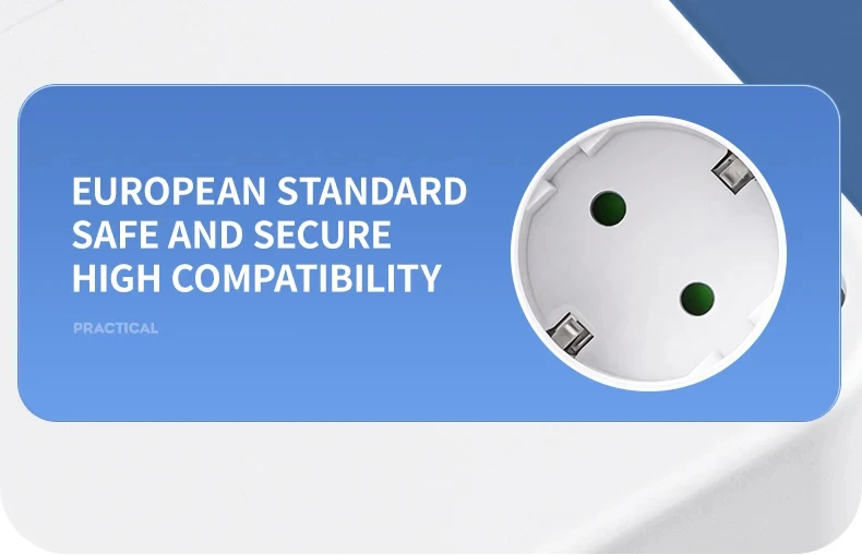 EU Socket Plug Outlet Socket 2-5AC With USB Sockets Electrical No Extension Cord With USB Type-C Ports Two specifications