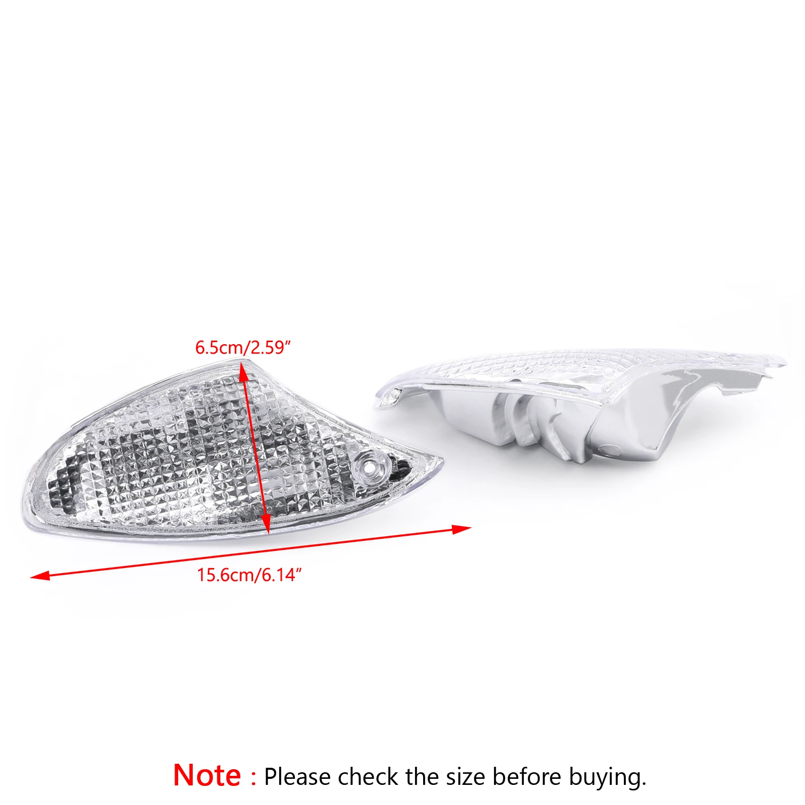 Areyourshop for BMW K1200S K1300S Front Turn Signals lens Motorcycle Lighting Accessories