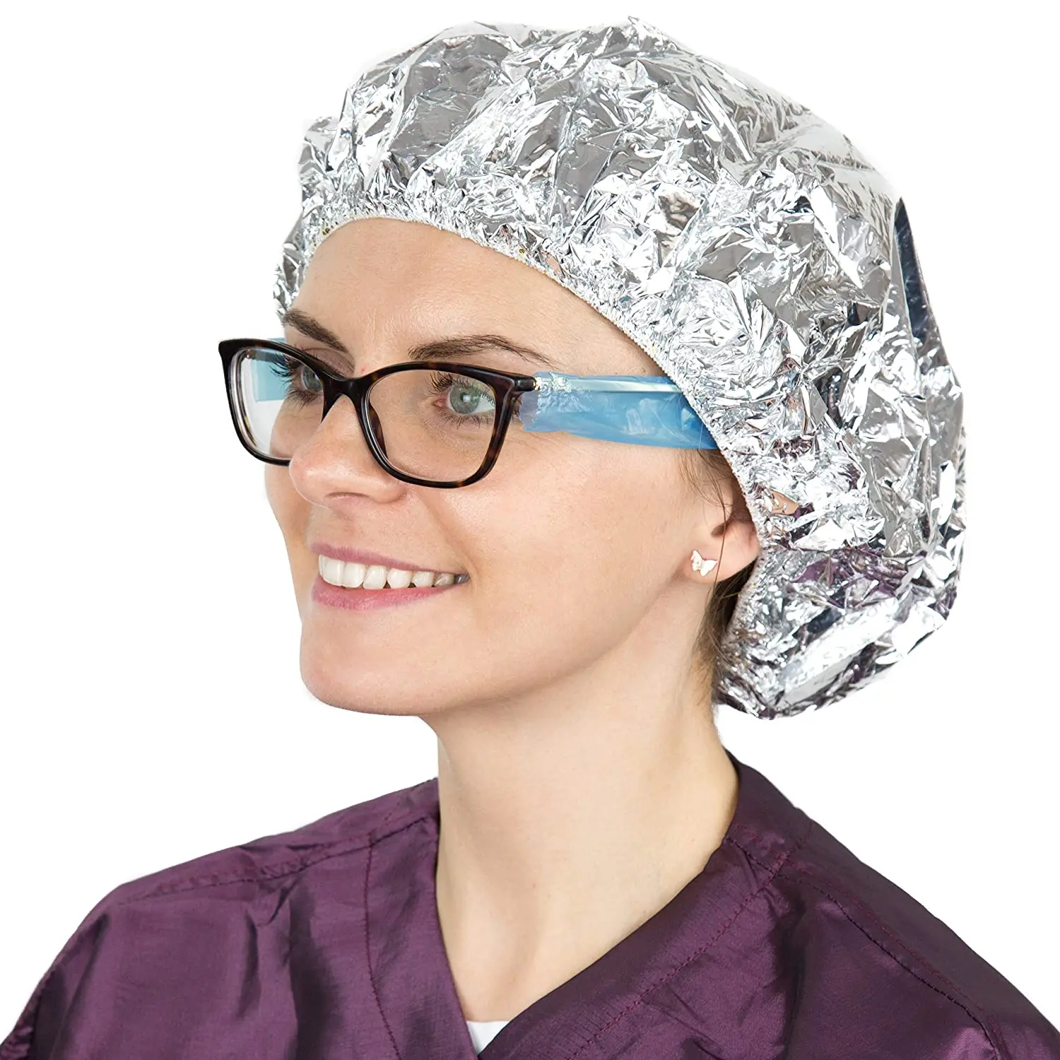 Disposable Hairdressing Eyeglass Leg Cover Hair Dye Styling Tools Glasses Accessories Dye Glass Cover Hair Dye Box Anti-staining