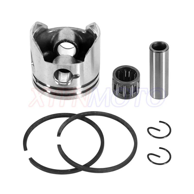 44mm Piston Rings 12mm Assembly for 2-stroke 49cc Pocket Bike Motorcycle Accessory Brand High Quality K082-055