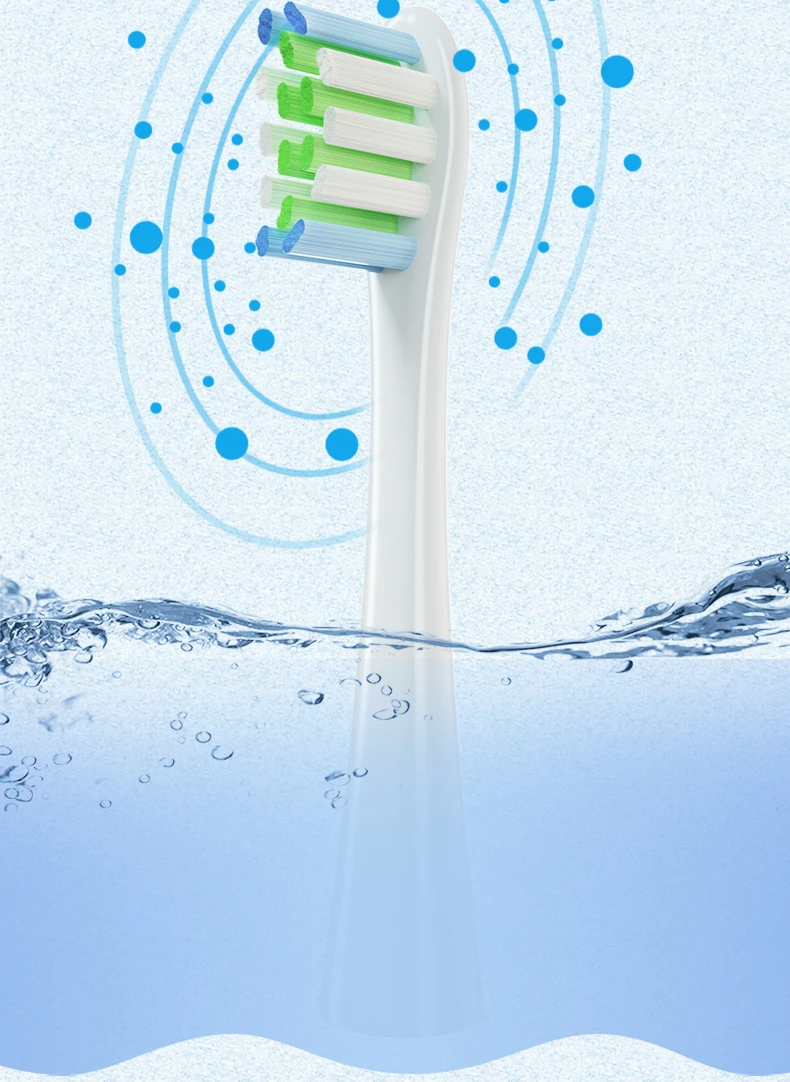 Brush Head Replacement for Oclean Electric Toothbrush Soft Bristle X/ X PRO/ Z1 Brushes Replaceable Head Fit for O-clean Sonic