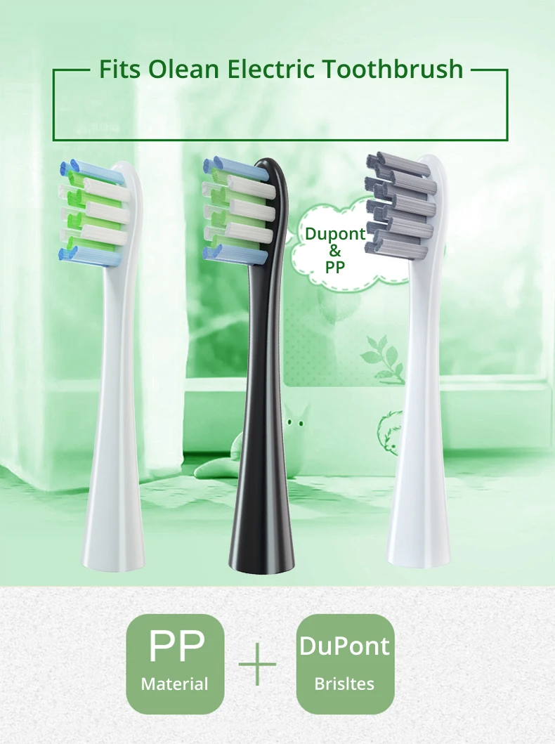 Brush Head Replacement for Oclean Electric Toothbrush Soft Bristle X/ X PRO/ Z1 Brushes Replaceable Head Fit for O-clean Sonic