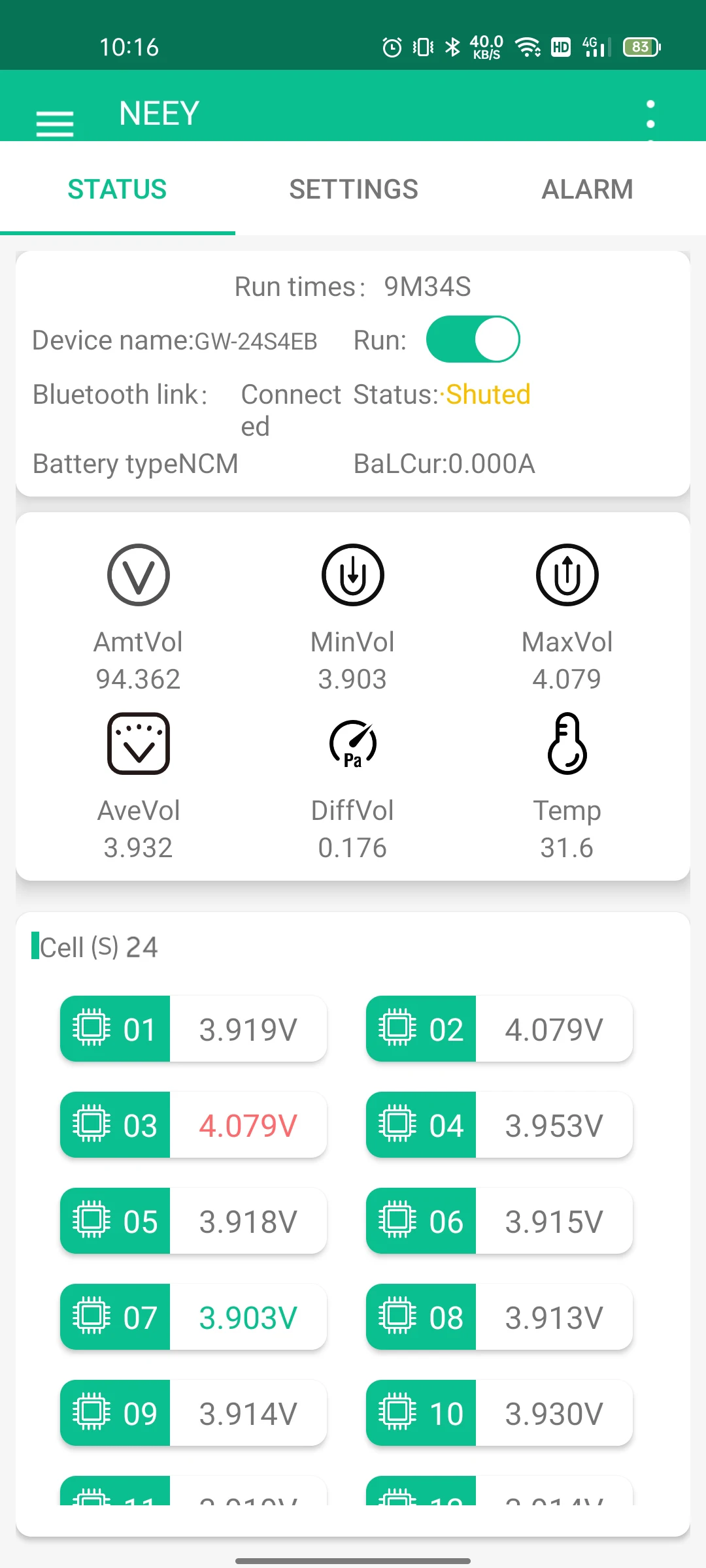 4TH NEEY 4A 8A 10A 15A Smart Active Balancer 3S 4S 5S 6S 8S 14S 16S 20S 24S Lifepo4 / Li-ion/ LTO Battery Fast Delivery from EU