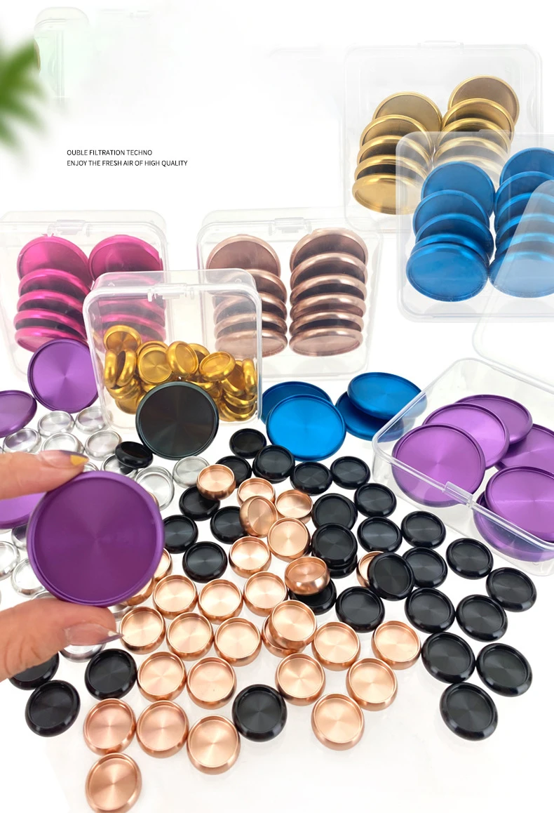 11pcs 18mm/21mm Metal Binding Ring Planner Discs Notebook Binders Mushroom Hole Binding Discs Discbound Planner Ring Binder