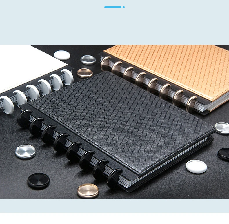 11pcs 18mm/21mm Metal Binding Ring Planner Discs Notebook Binders Mushroom Hole Binding Discs Discbound Planner Ring Binder