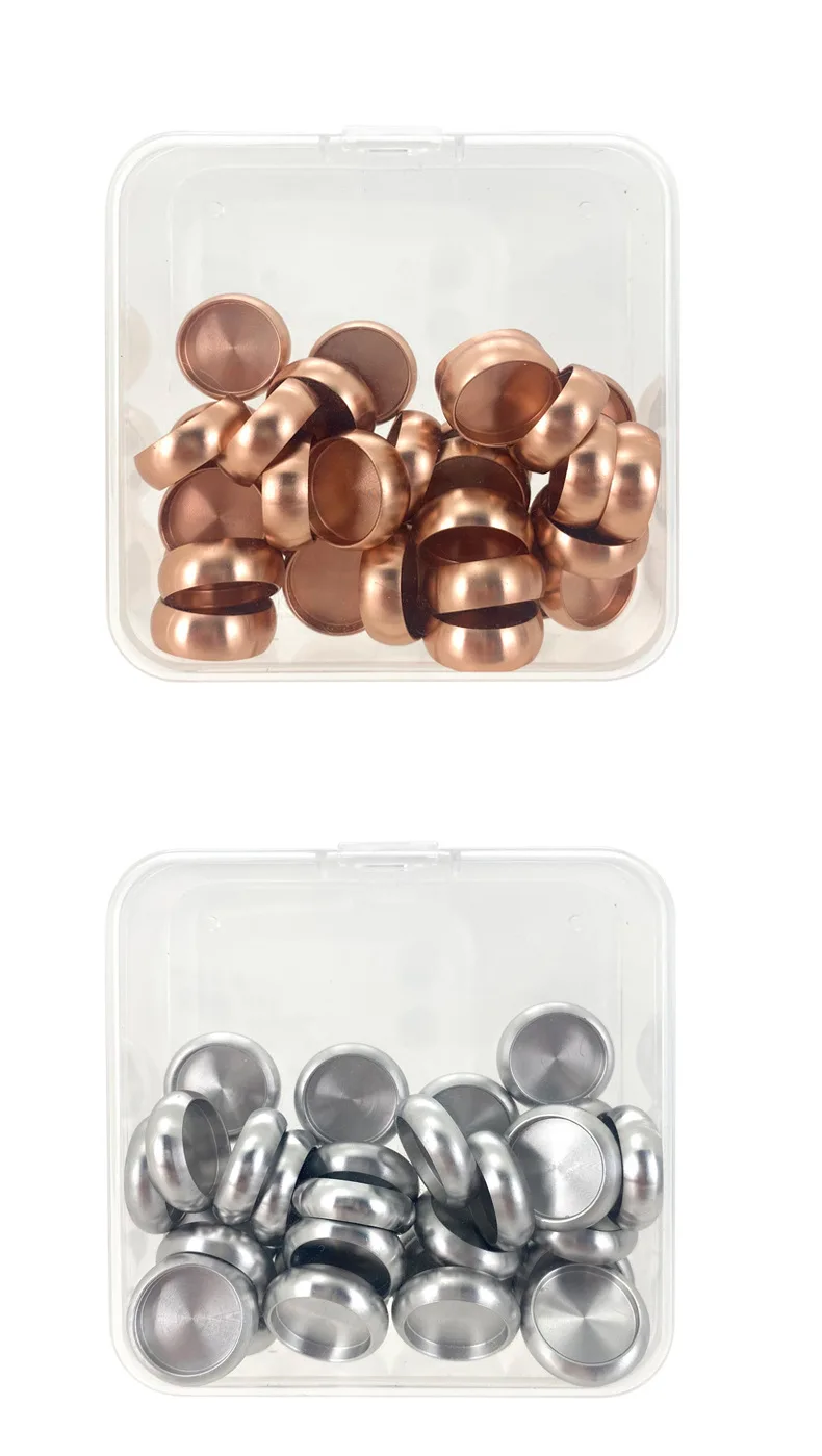 11pcs 18mm/21mm Metal Binding Ring Planner Discs Notebook Binders Mushroom Hole Binding Discs Discbound Planner Ring Binder