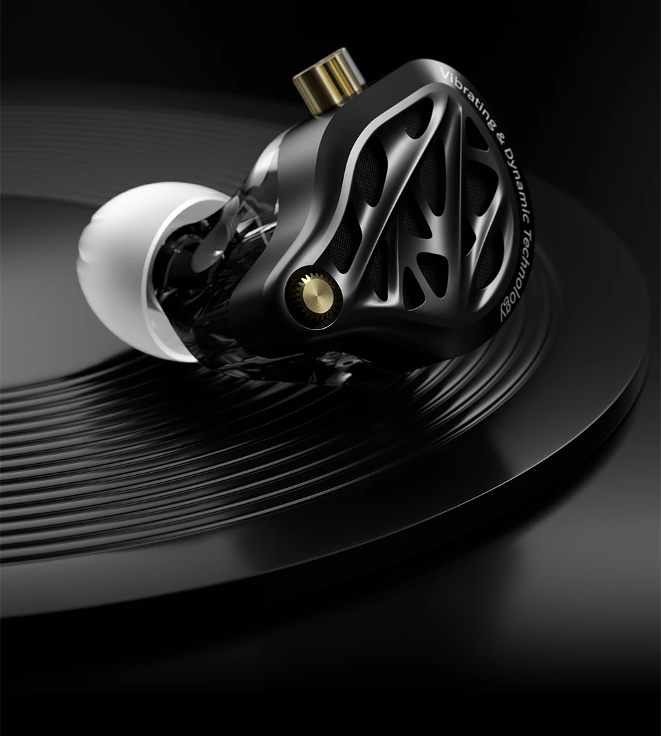 KZ Vibe X Low Frequency Vibration Earbuds HiFi Deep Bass Headset Stereo Sound In-Ear Earphones for Music Gaming