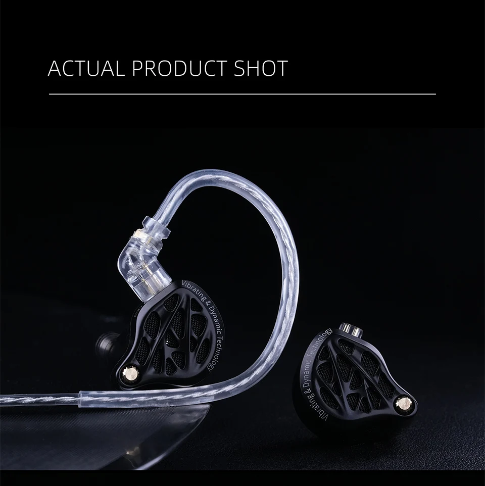 KZ Vibe X Low Frequency Vibration Earbuds HiFi Deep Bass Headset Stereo Sound In-Ear Earphones for Music Gaming