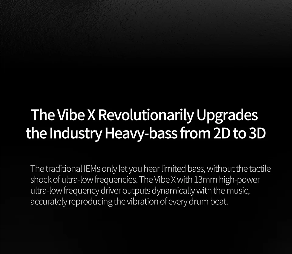 KZ Vibe X Low Frequency Vibration Earbuds HiFi Deep Bass Headset Stereo Sound In-Ear Earphones for Music Gaming
