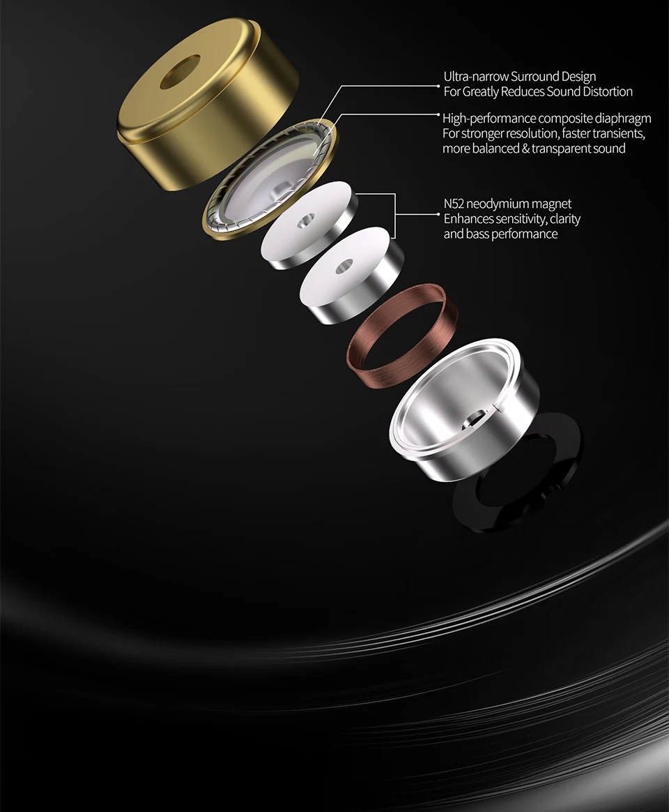 KZ Vibe X Low Frequency Vibration Earbuds HiFi Deep Bass Headset Stereo Sound In-Ear Earphones for Music Gaming