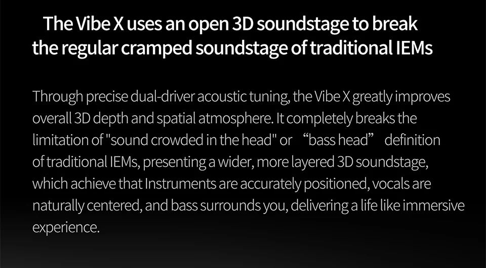 KZ Vibe X Low Frequency Vibration Earbuds HiFi Deep Bass Headset Stereo Sound In-Ear Earphones for Music Gaming