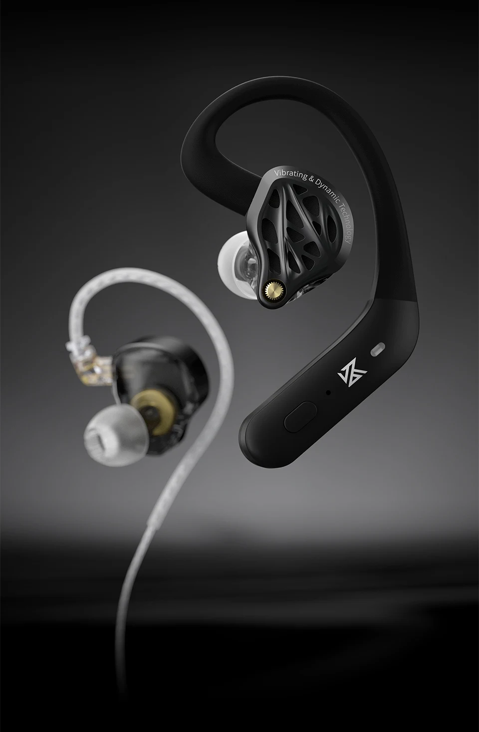 KZ Vibe X Low Frequency Vibration Earbuds HiFi Deep Bass Headset Stereo Sound In-Ear Earphones for Music Gaming