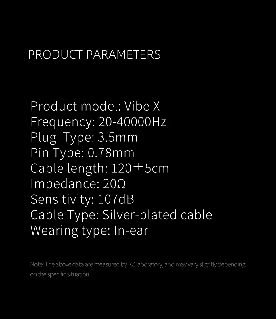 KZ Vibe X Low Frequency Vibration Earbuds HiFi Deep Bass Headset Stereo Sound In-Ear Earphones for Music Gaming