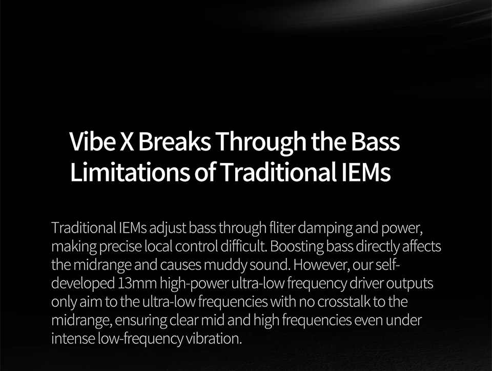 KZ Vibe X Low Frequency Vibration Earbuds HiFi Deep Bass Headset Stereo Sound In-Ear Earphones for Music Gaming