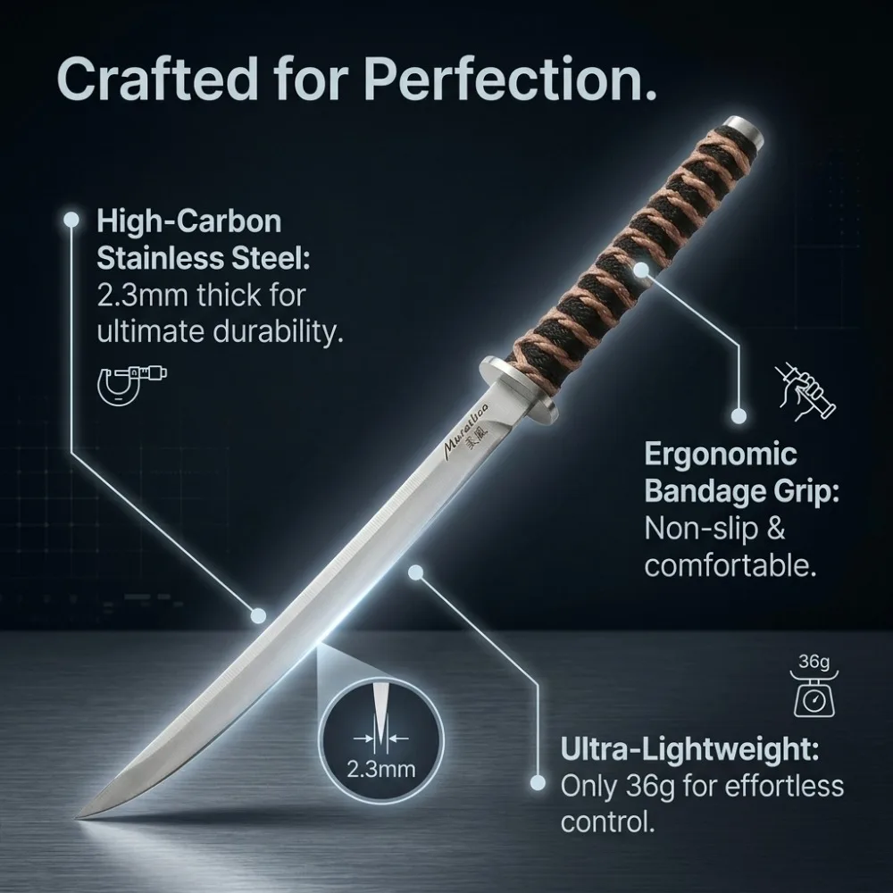 Premium Japanese Sushi Knife with Sheath-Ultra Sharp Portable Chef Knife for Kitchen,Stainless Steel Mini Sashimi Knife