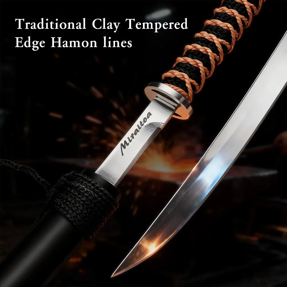 Premium Japanese Sushi Knife with Sheath-Ultra Sharp Portable Chef Knife for Kitchen,Stainless Steel Mini Sashimi Knife