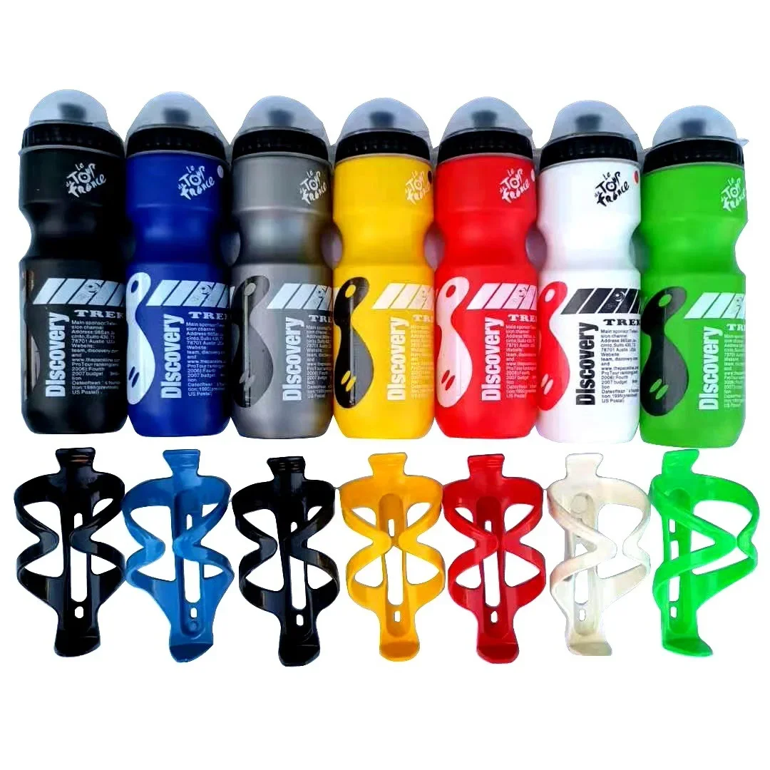 750ml Bicycle Waterbottle Mountain Road Bike Water Bottle Outdoor Cycling Kettle Portable with Bottle Holder Bike Accessory