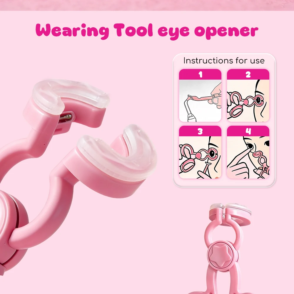 UYAAI Contact Lens Cleaner SET Contact Cleaning Lens Wearing Tool Eyes Opener Lens Care Accesories Lens Nursing Solution