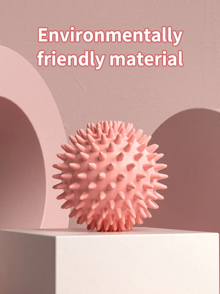 Hedgehog Massage Ball Yoga Fascia Roller for Exercise Fitness Muscle Relaxation Shoulder Neck Leg Plantar Meridian Massage Stick