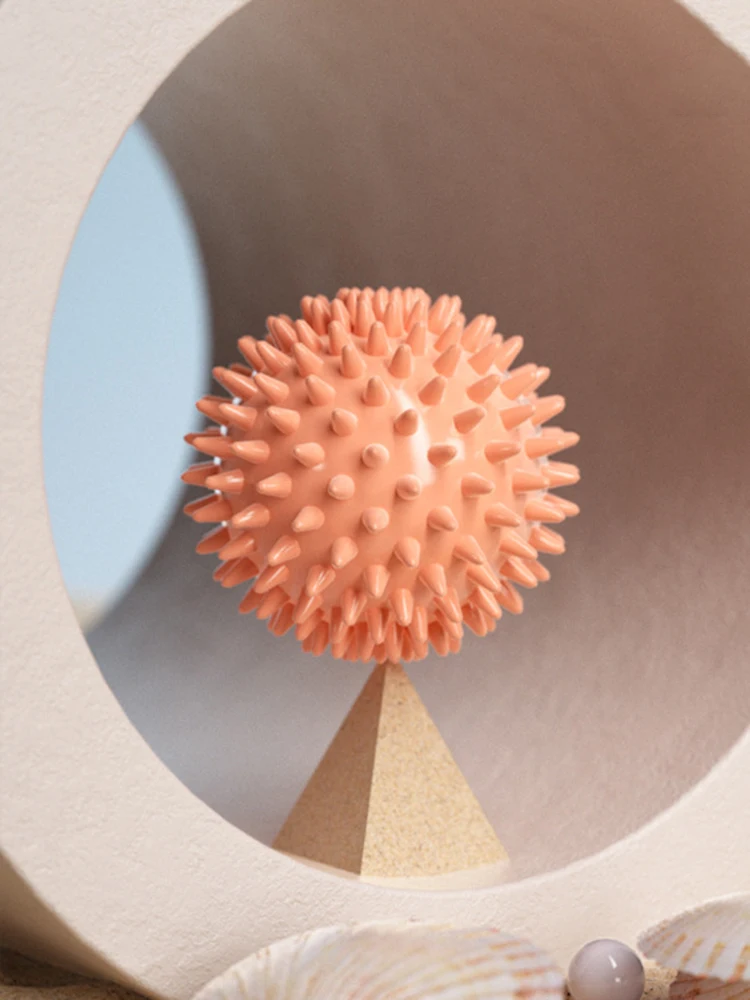 Hedgehog Massage Ball Yoga Fascia Roller for Exercise Fitness Muscle Relaxation Shoulder Neck Leg Plantar Meridian Massage Stick